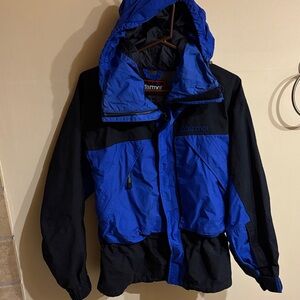 Marmot Men's Performance Jacket in Blue and Black Size Small